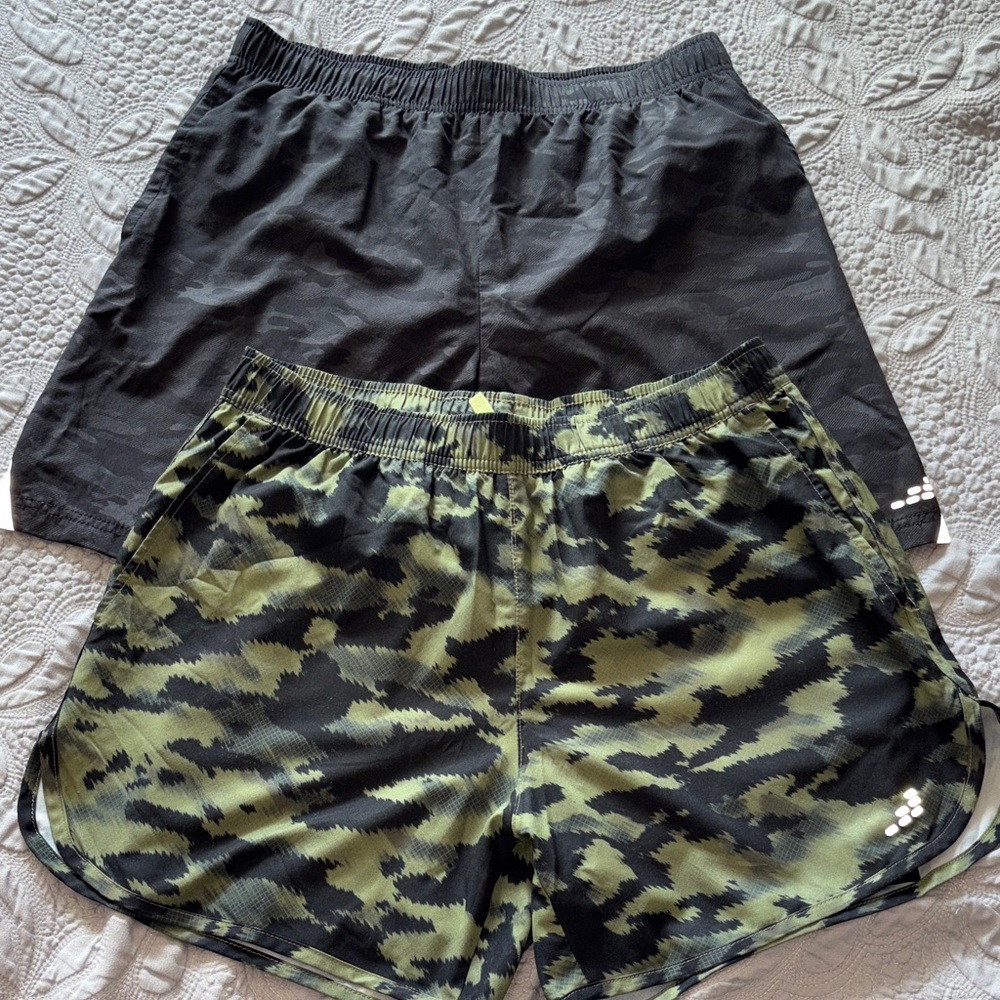 BCG Running Shorts Lot of 2 Men’s Large Athletic Gym Workout
